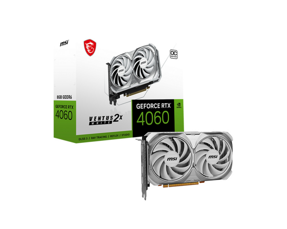 MSI Graphics card GeForce RTX 4060 VENTUS 2X White 8G OC / V516-030R White