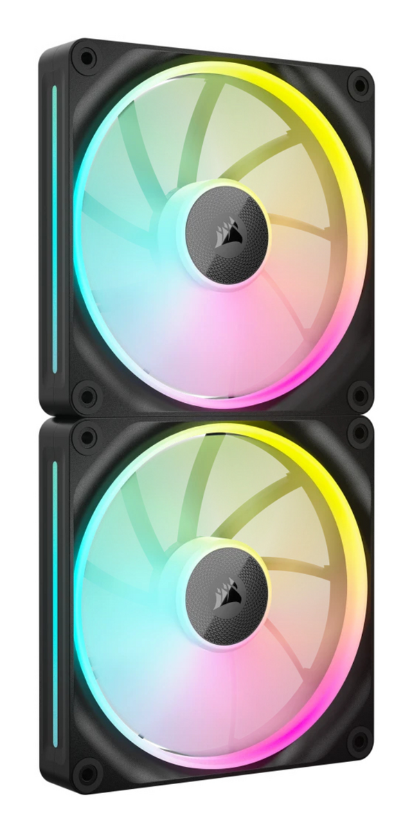 Corsair Lüfter LX140 RGB / CO-9051028-WW Schwarz Doppelpack