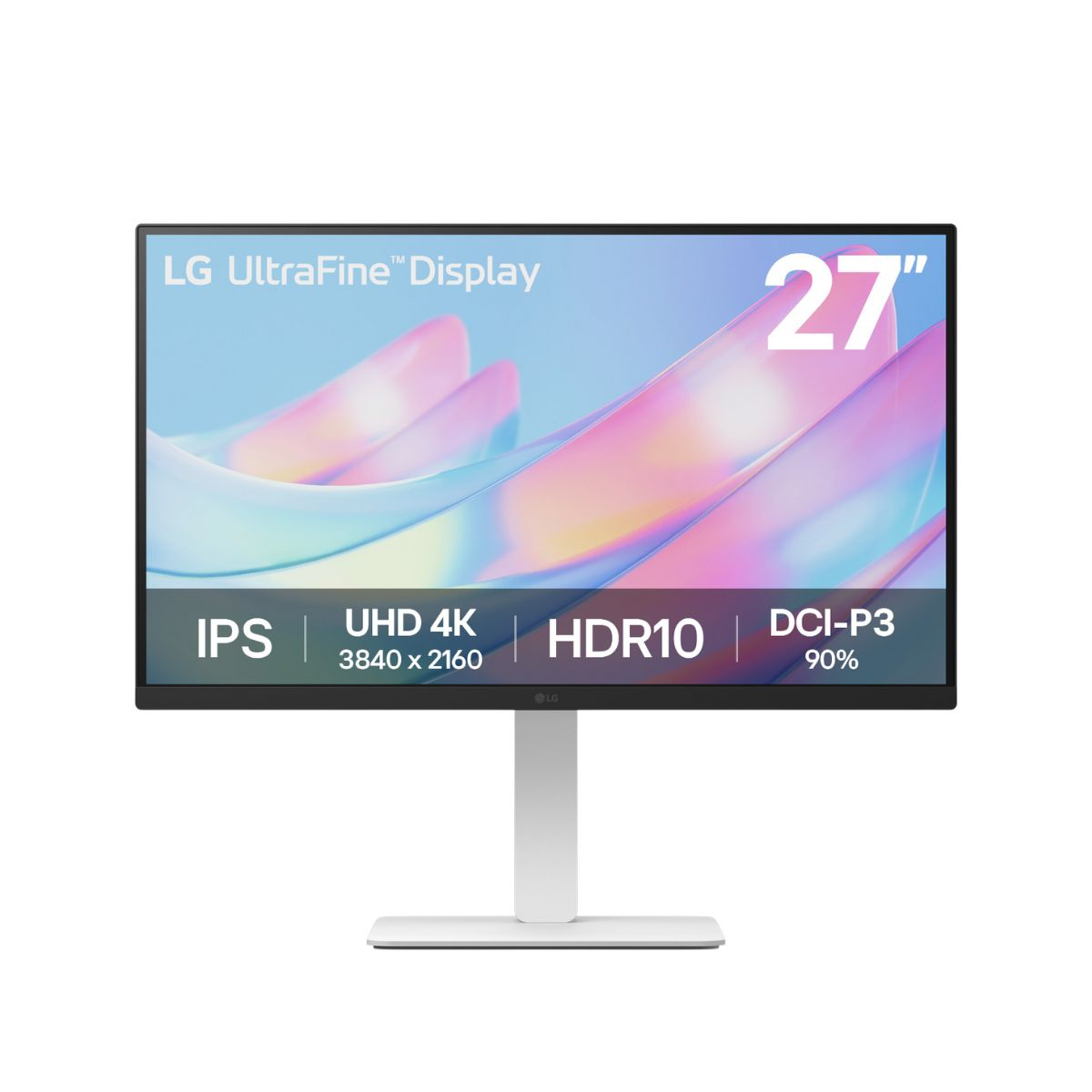 LG Monitor 27US550-W / 27US550-W.AEU Argento/Nero