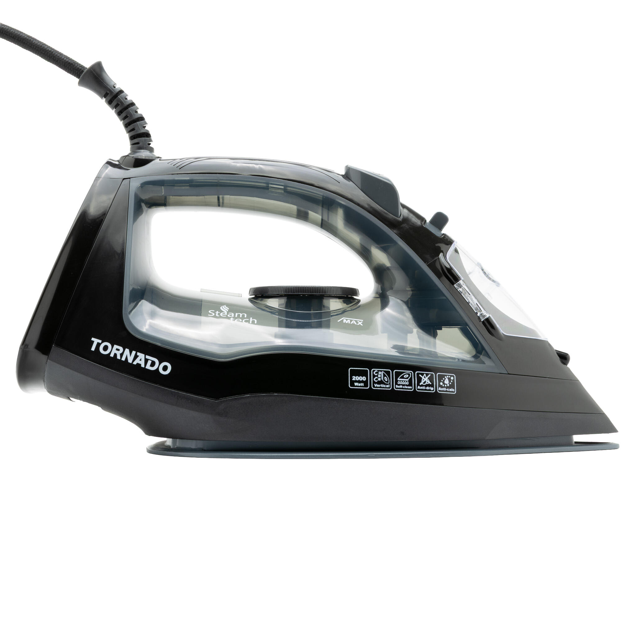 TORNADO Plancha de vapor TST-2000G Negro