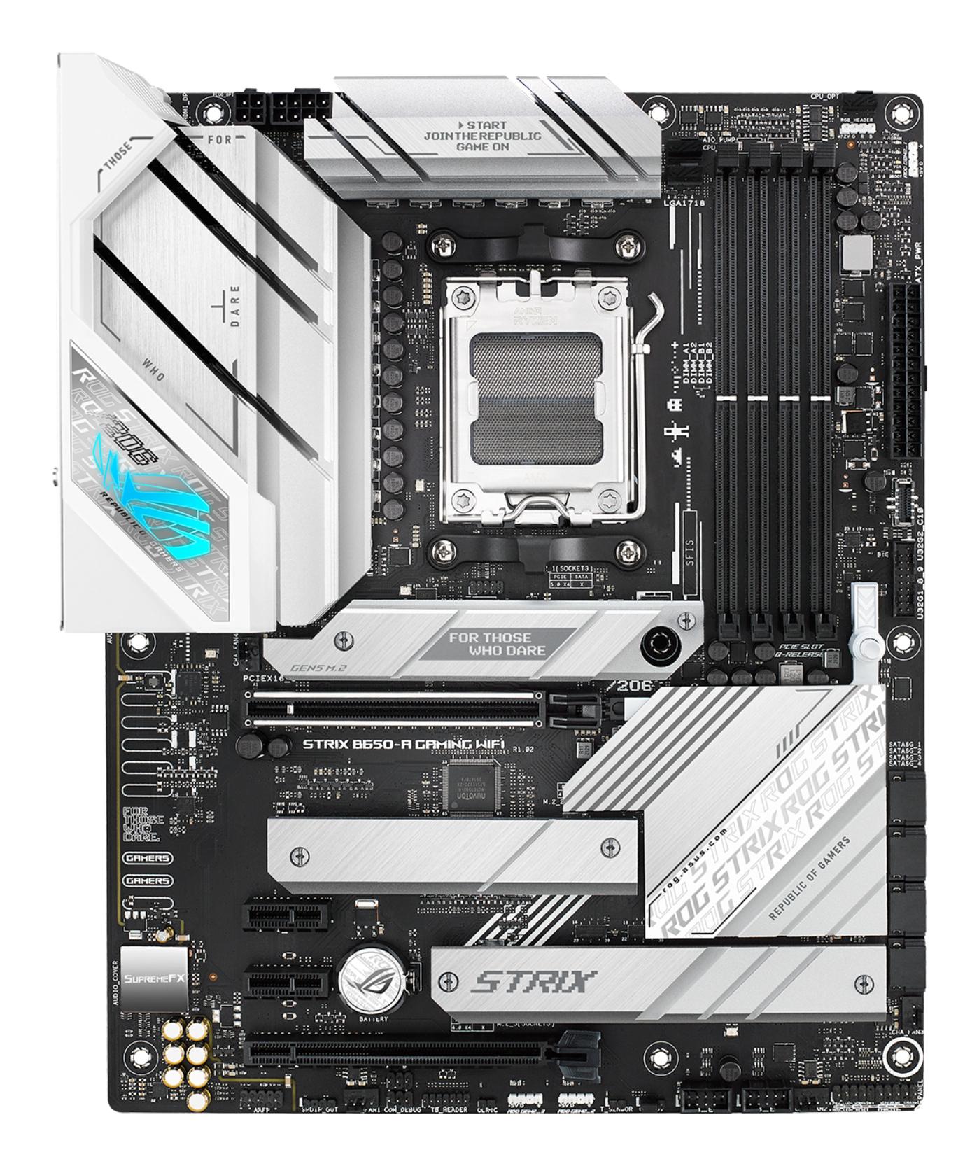 ASUS Scheda madre ROG STRIX B650-A GAMING WIFI / 90MB1BP0-M0EAY0 Nero, argento