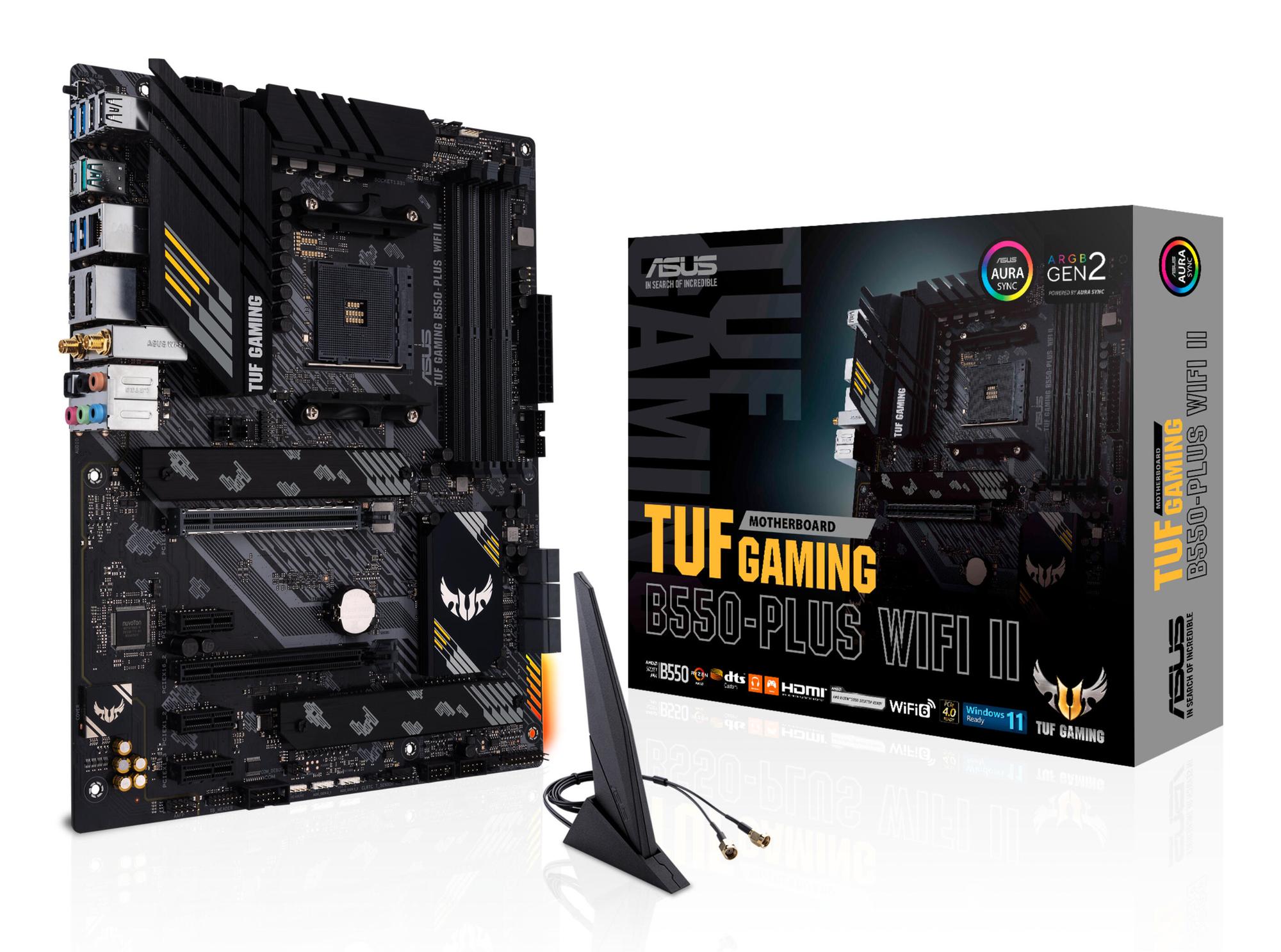 ASUS Carte mère TUF GAMING B550-PLUS WIFI II / 90MB19U0-M0EAY0 Noir