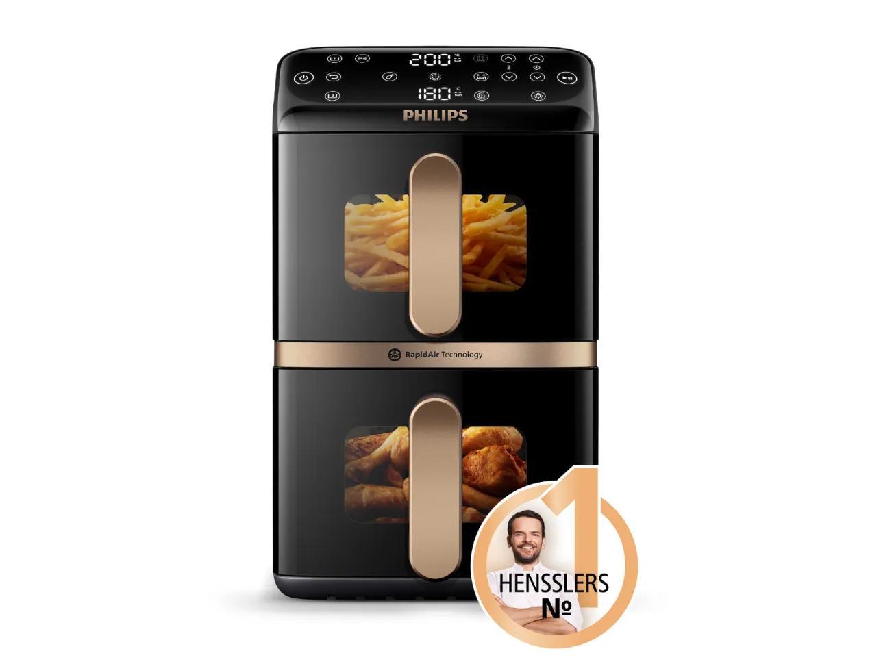 Philips Heißluft Fritteuse 4000 Series / NA462/70 Schwarz