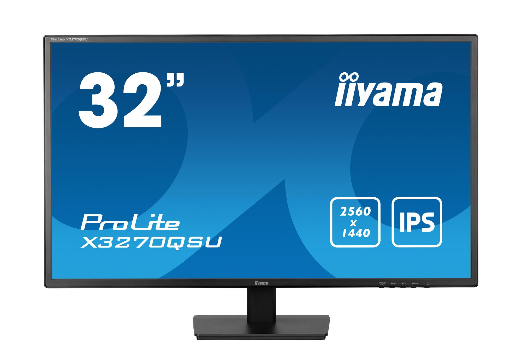 iiyama Monitor X3270QSU-B1 / X3270QSU-B1 Negro 80 cm (31,5")