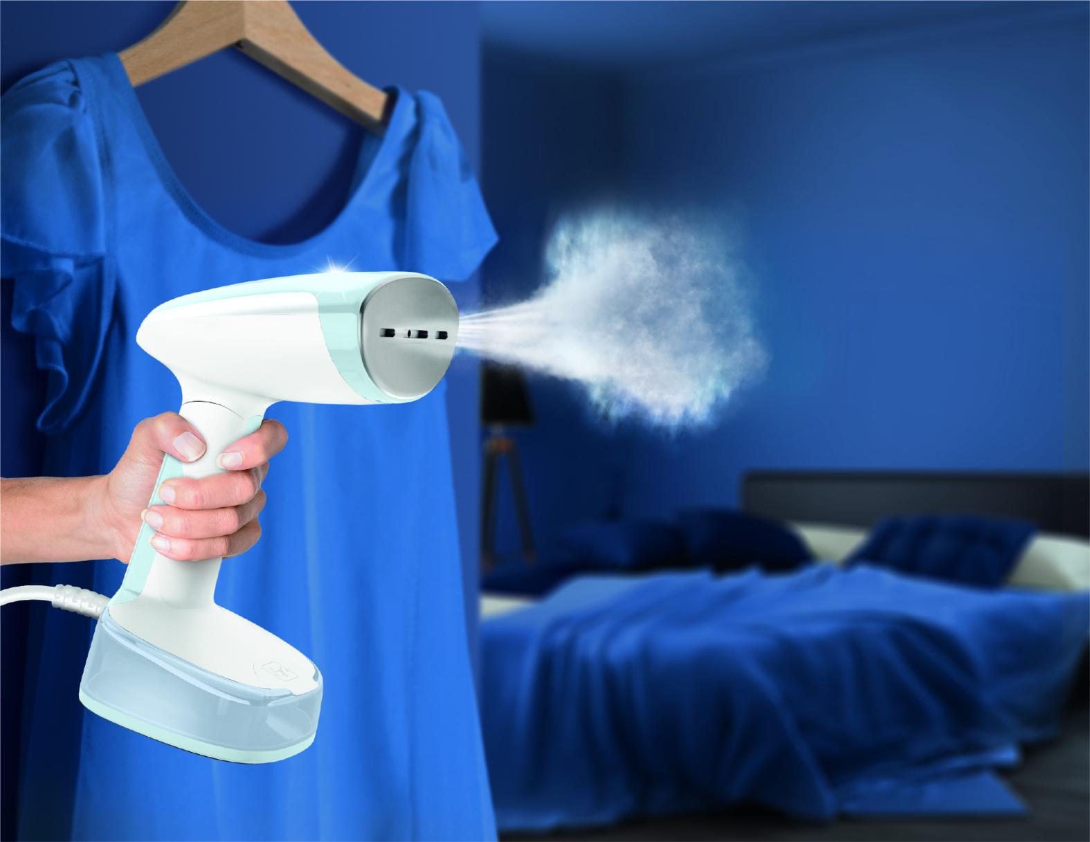 Tefal Dampfbürste Access Steam Pocket / DT3041E1 Blau, Weiß