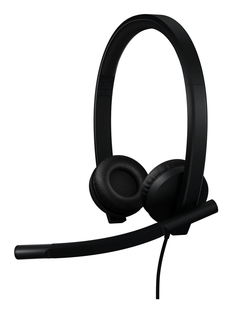 Logitech Headset H570e Stereo MS USB-A / 981-001430 Schwarz
