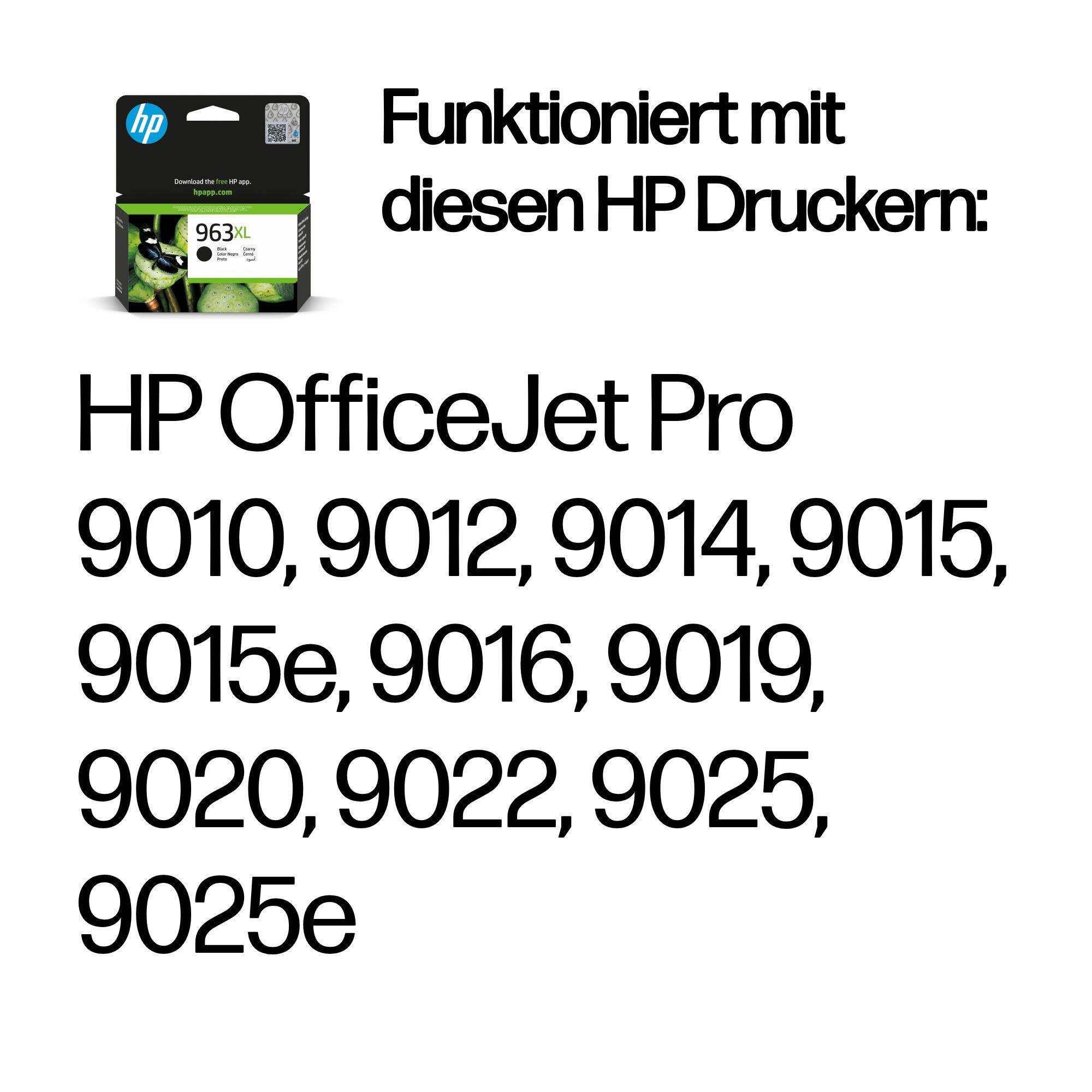 HP Tinte 963XL / 3JA30AE Schwarz XL