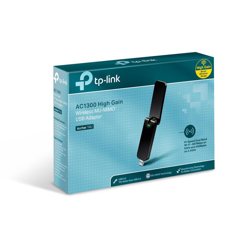 TP-Link Antenna WLAN USB T4U / ARCHER T4U Nero