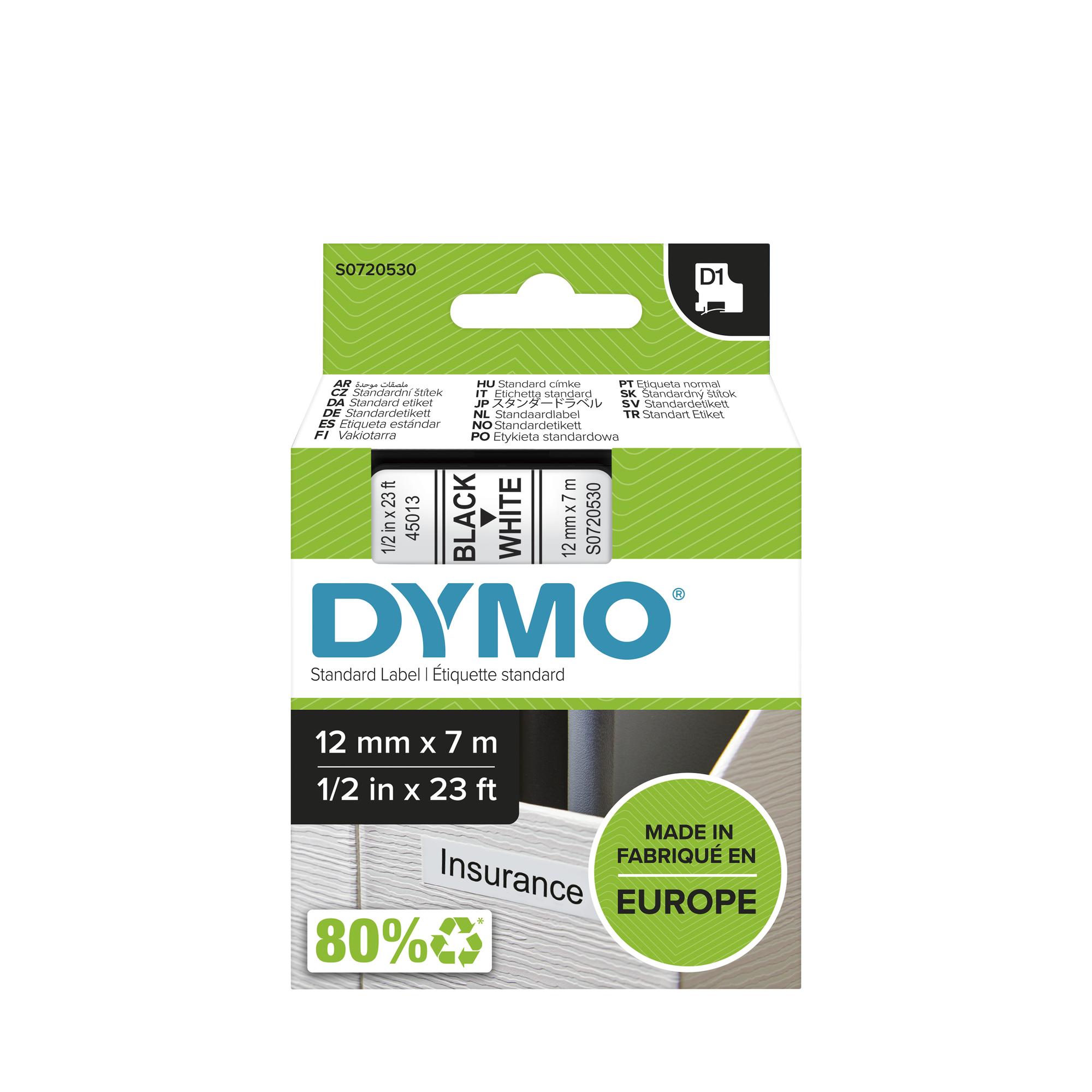 DYMO Farbband 45013 / S0720530 Schwarz, Weiß