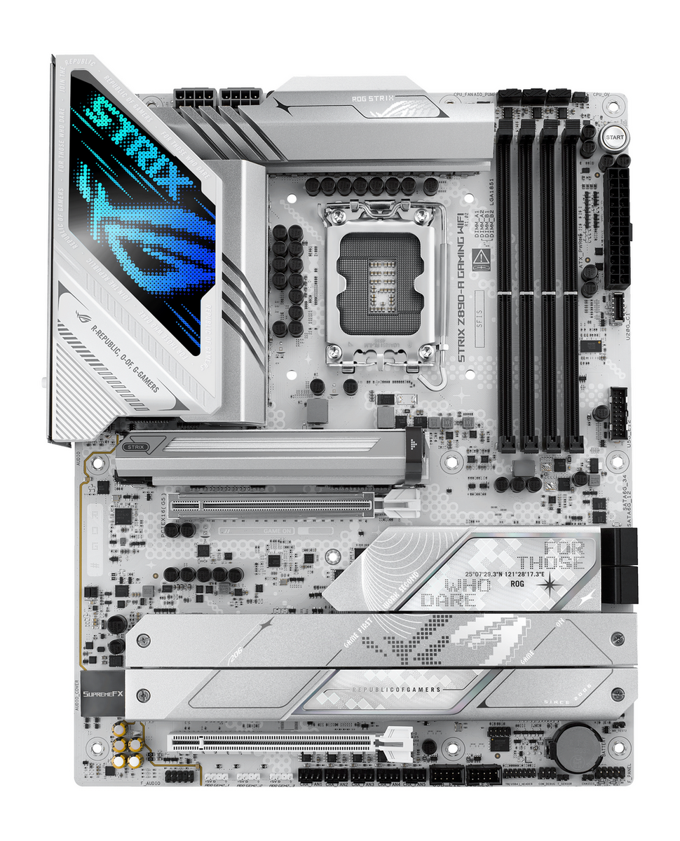 Asus Mainboard ROG Strix Z890-A Gaming WiFi / 90MB1I90-M0EAY0 Silber