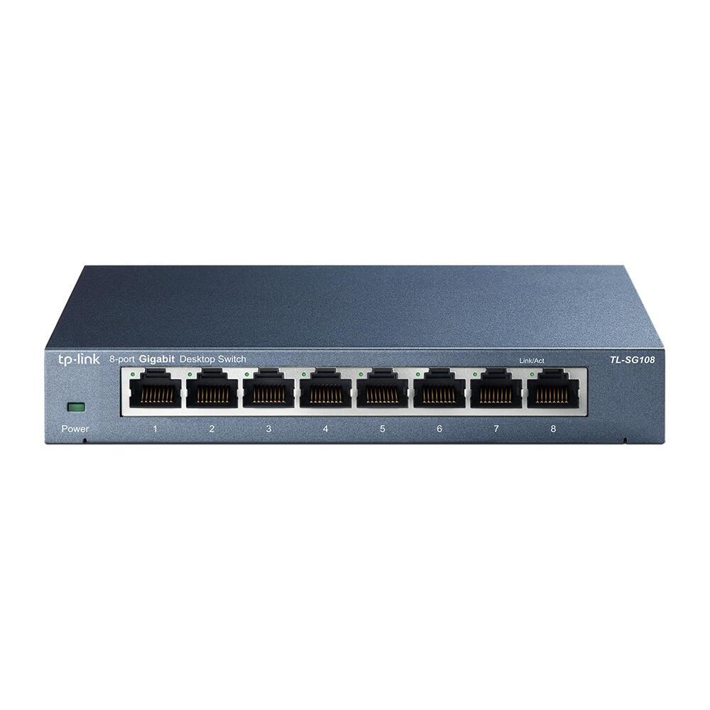 TP-Link Interruttore TL-SG108 / TL-SG108 Nero