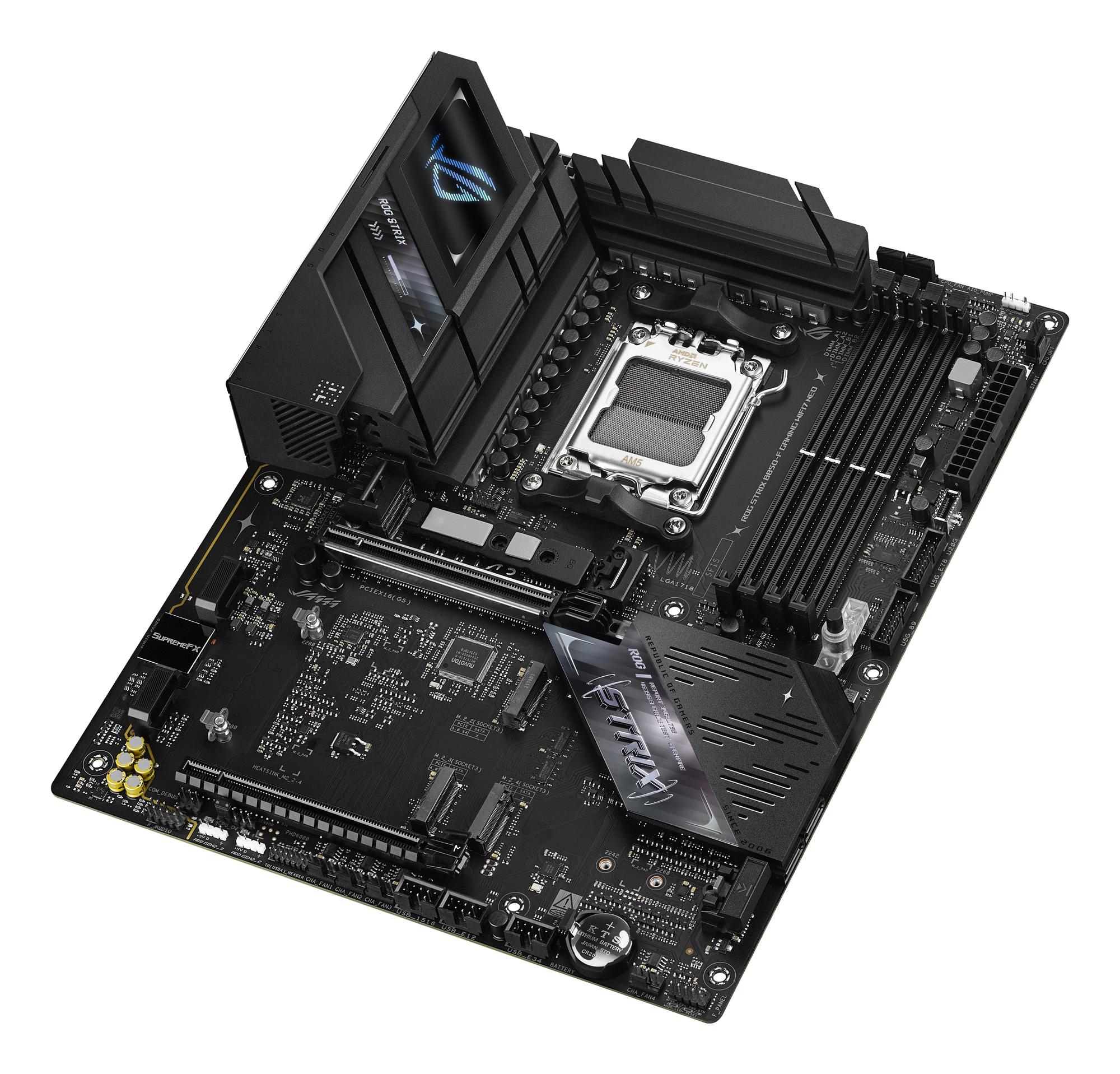 ASUS Carte mère ROG STRIX B850-F GAMING WIFI7 NEO / 90MB1NX0-M0EAY0 Multicolore