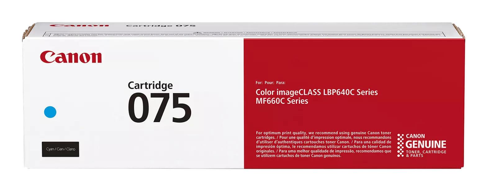 Canon Toner Cartridge 075 C / 6364C002 Cyan