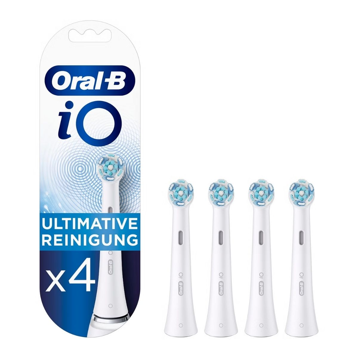Oral-B Aufsteckzahnbürste 4x iO / 319818 Weiß 4-Pack