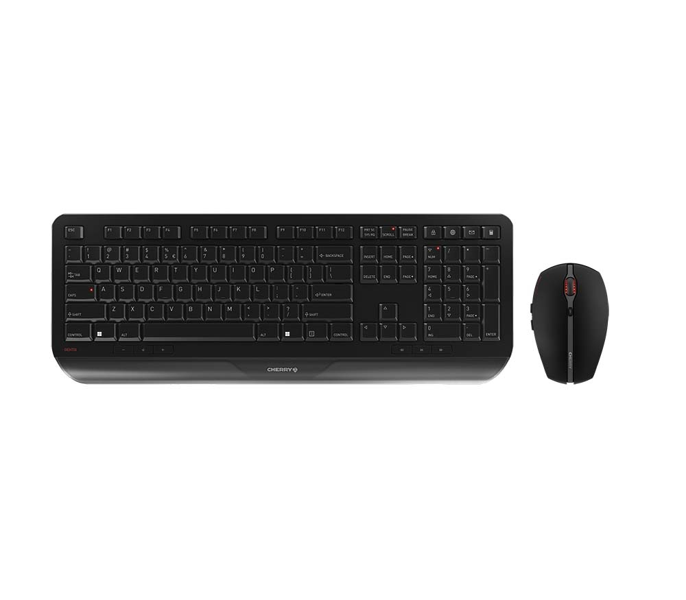 Cherry Maus- und Tastatur-Set GENTIXU / JD-7000EU-2 Schwarz