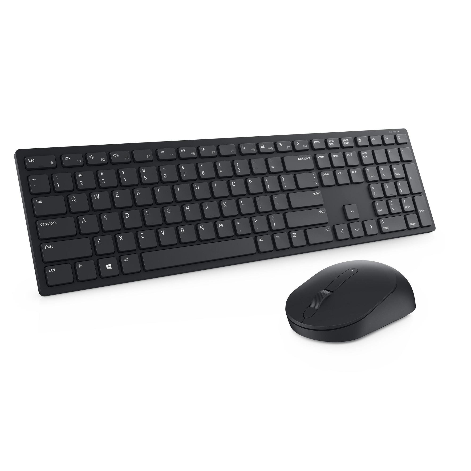DELL Maus- und Tastatur-Set KM5221W US-Int RTL / 580-AJRC Schwarz