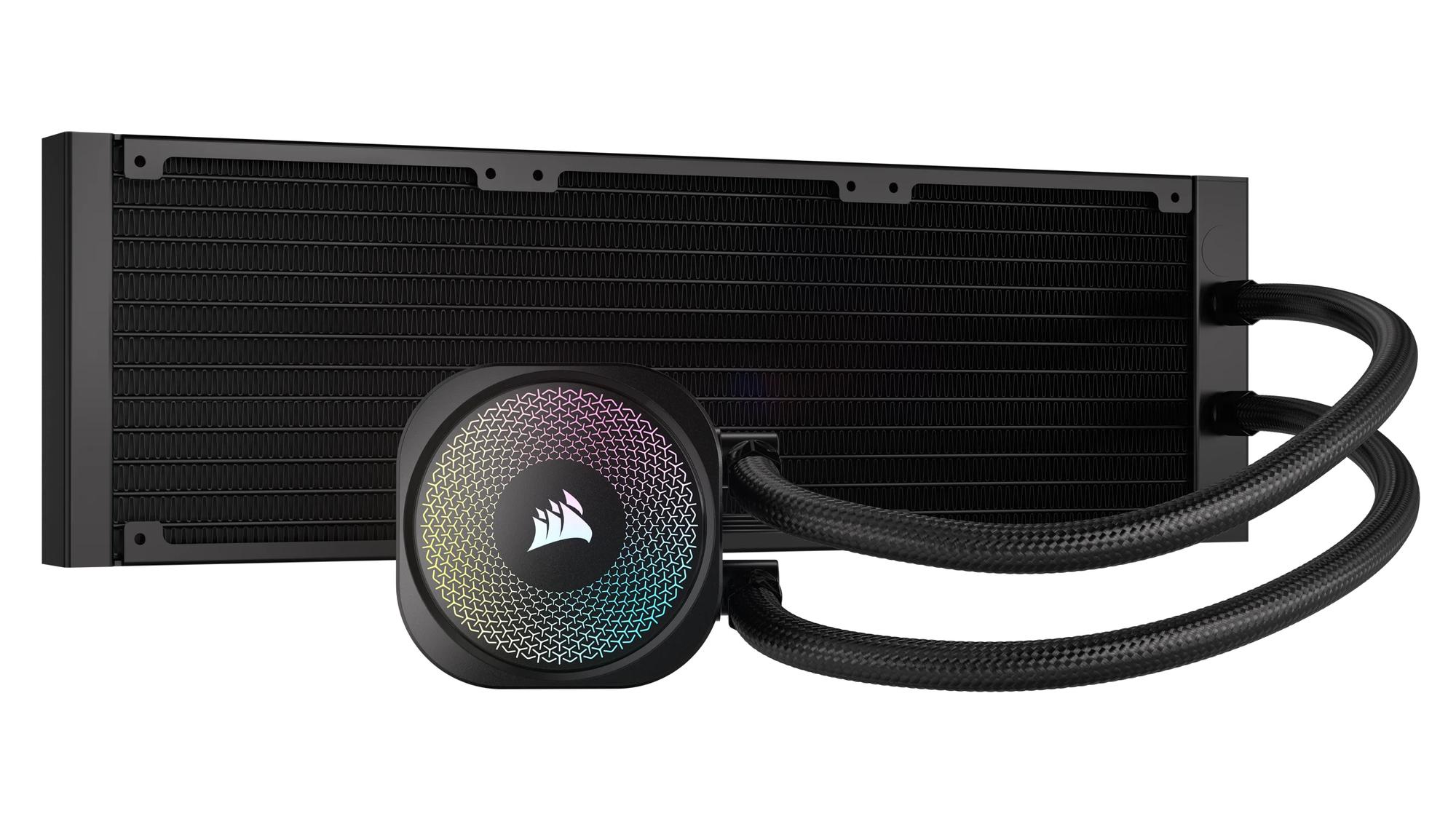 Corsair Refrigeración por agua NAUTILUS 360 ARGB / CW-9060093-WW Negro XL