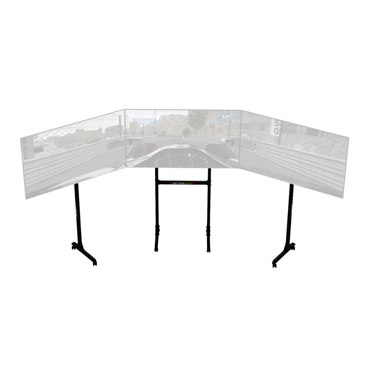 Next Level Racing Gamingmöbelteil Free Standing Triple Monitor / NLR-A010 Schwarz