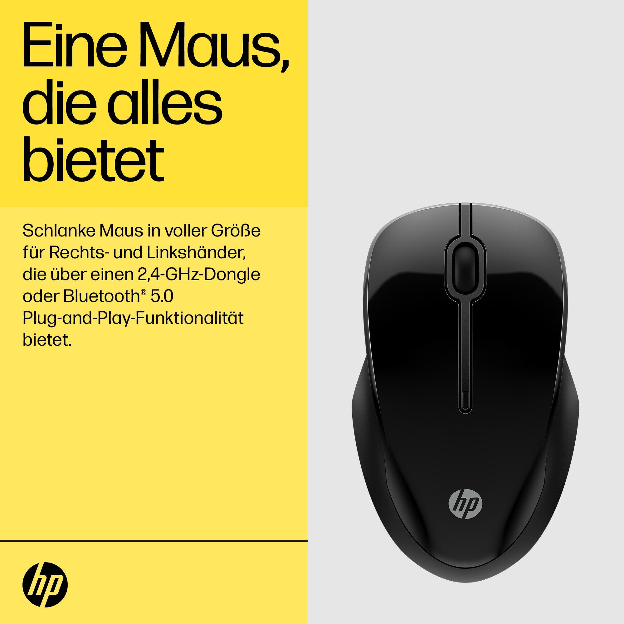 HP Maus 250 / 6V2J7AA#ABB Schwarz