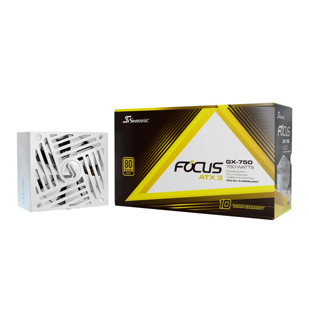 Seasonic Alimentation pour PC Focus GX-750 / FOCUS-GX-750-V4-WHITE Blanc