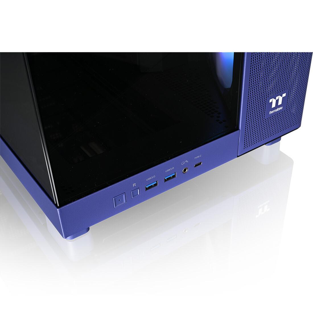 Thermaltake Carcasa de PC View 380 XL TG ARGB Future Dusk / CA-11E-00MNWN-00 Azul