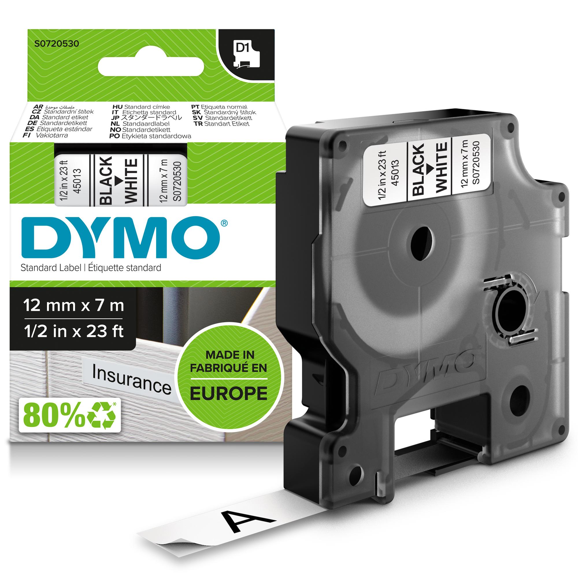 DYMO Farbband 45013 / S0720530 Schwarz, Weiß