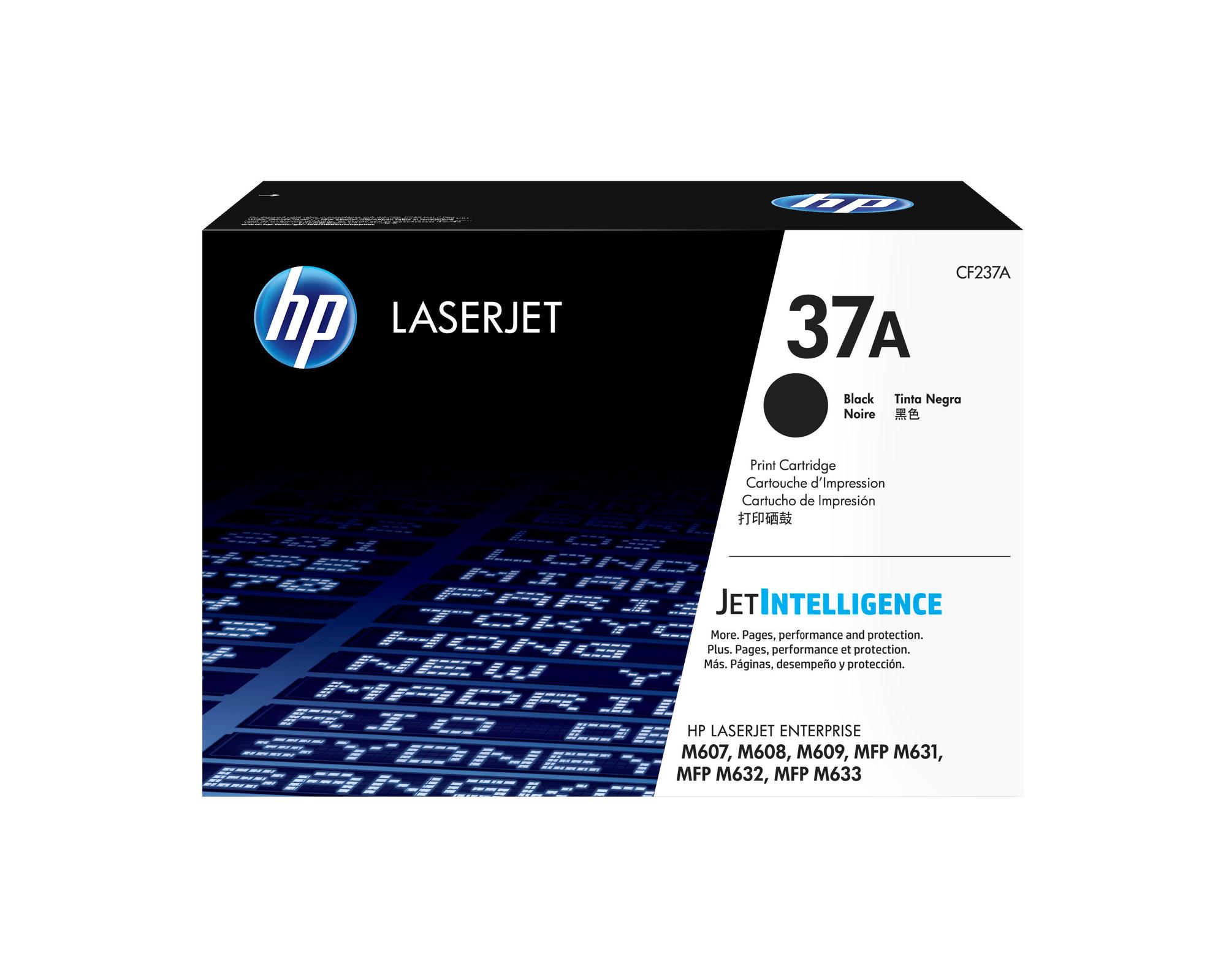HP Toner 37A / CF237A Nero