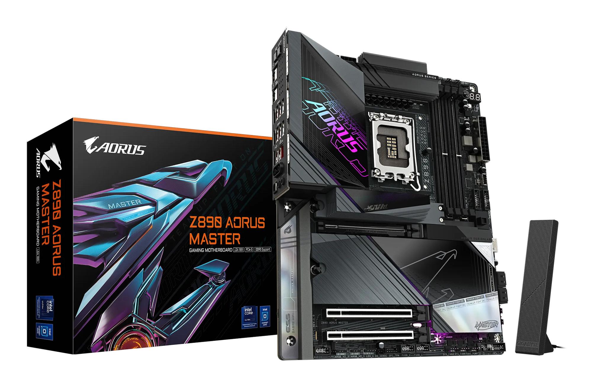 GIGABYTE Mainboard Z890 AORUS MASTER MB / Z890 AORUS MASTER Schwarz