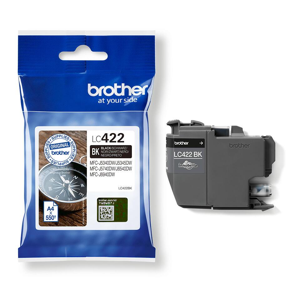 Brother Encre LC-422BK / LC422BK Noir Standard
