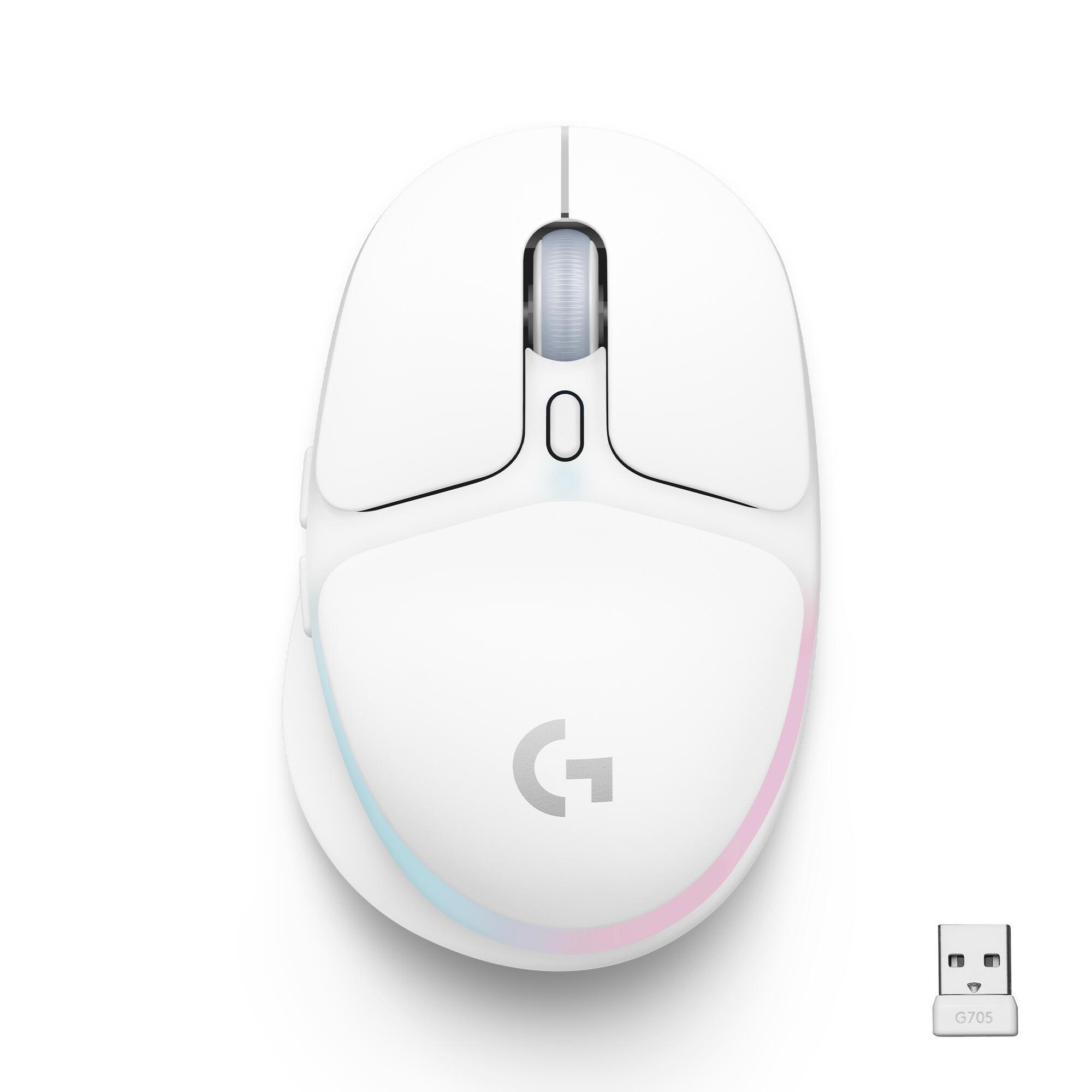 Logitech Maus G705 / 910-006367 Weiß