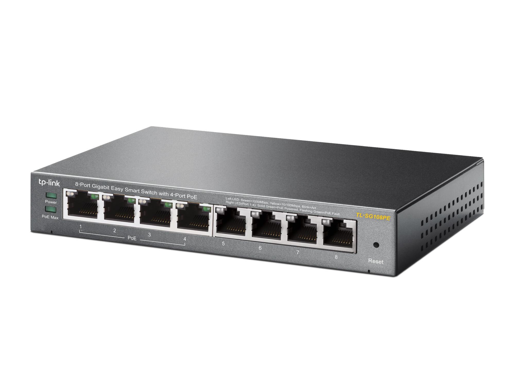 TP-Link Switch TL-SG108PE / TL-SG108PE Noir
