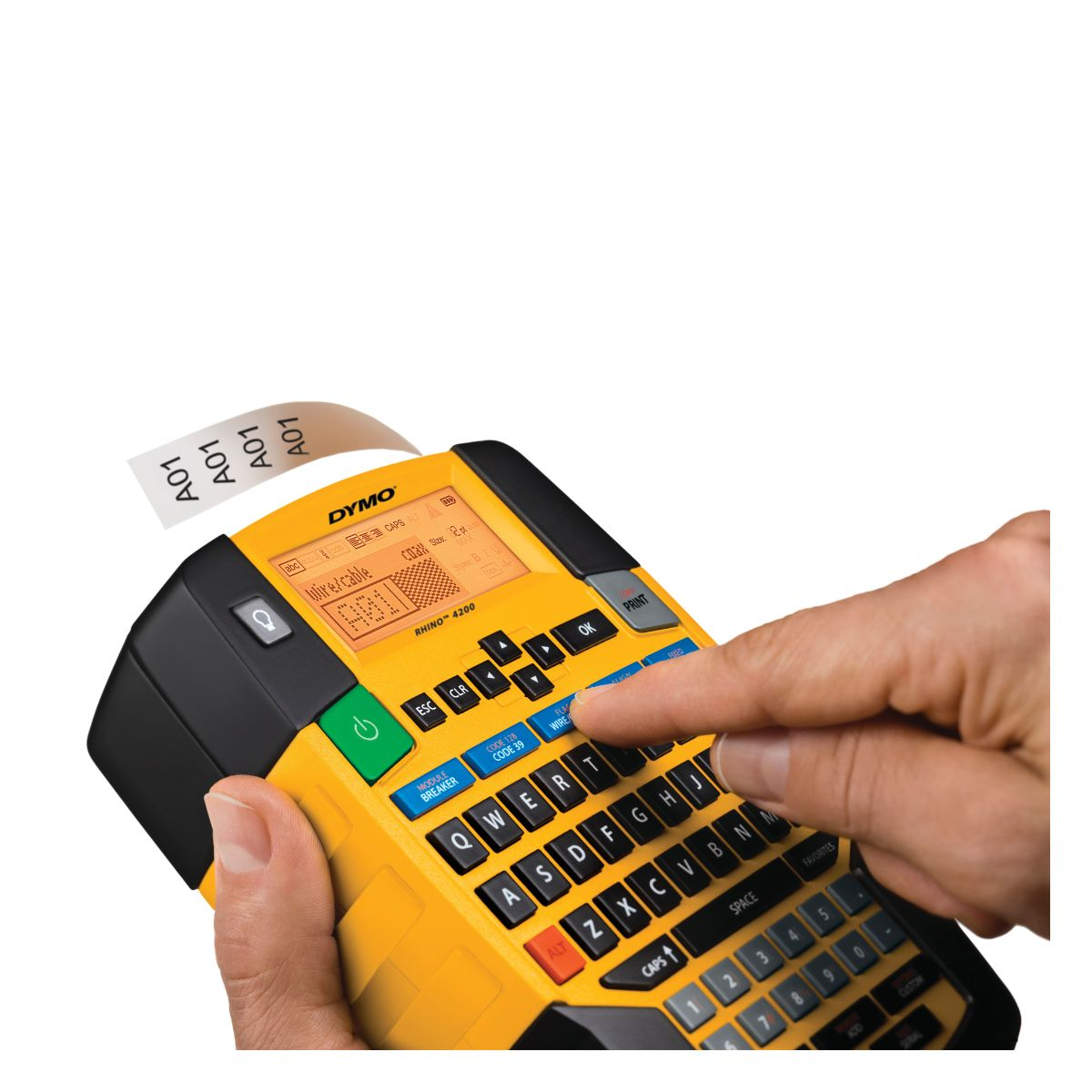 Dymo Etikettendrucker RH4200K / 1852998 Gelb Dymo Etikettendrucker RH4200K / 1852998 Gelb