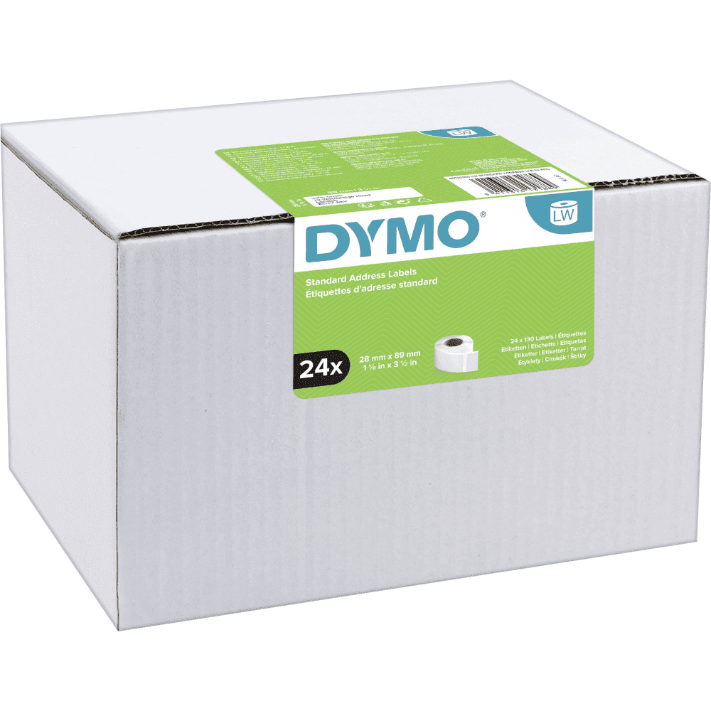 Dymo Étiquette 13187 / S0722390 Blanc