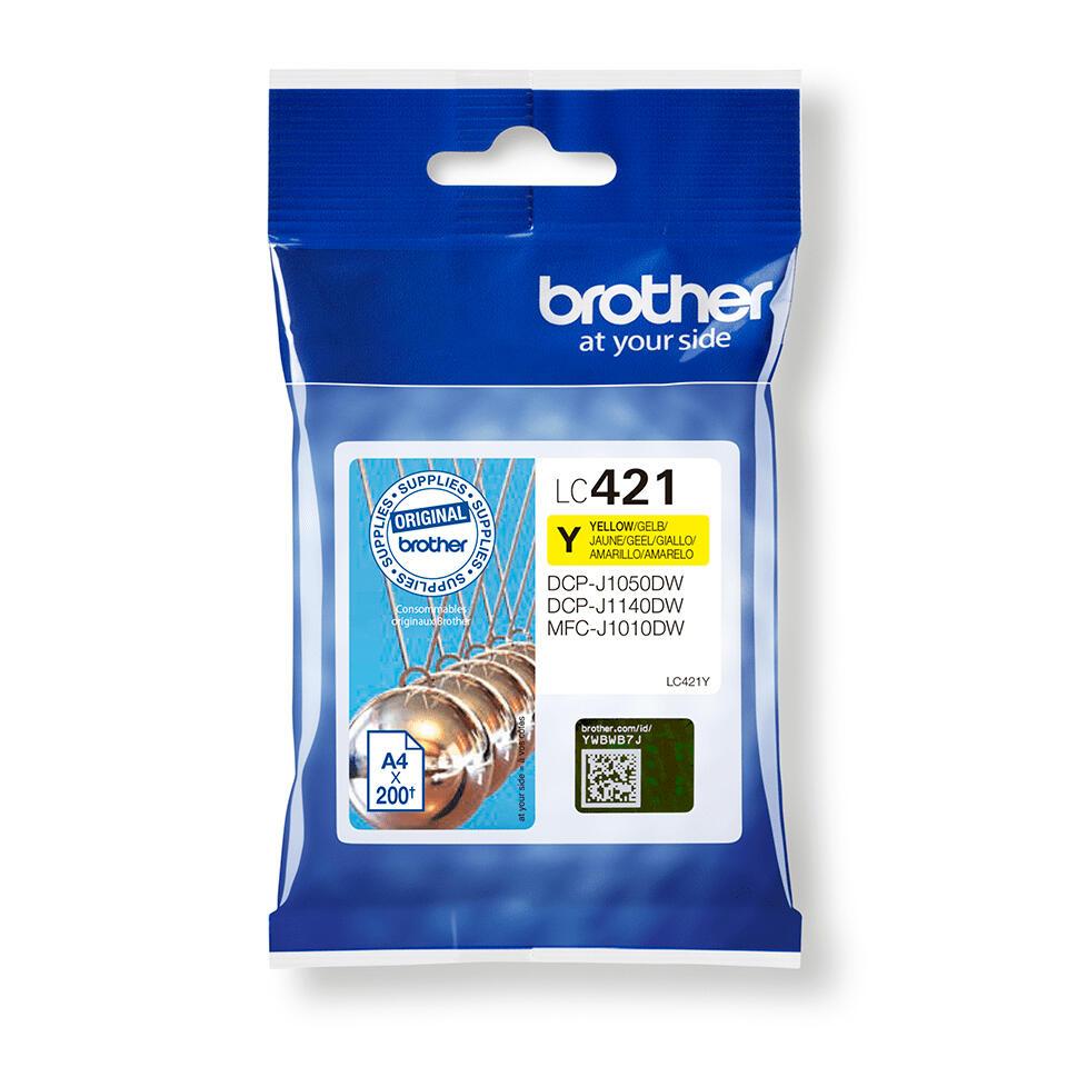 Brother Tinta LC-421Y / LC421Y Amarillo Standard