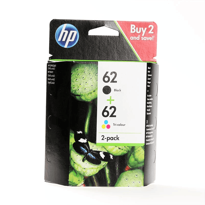 HP Tinte 62 / N9J71AE BK,C,M,Y