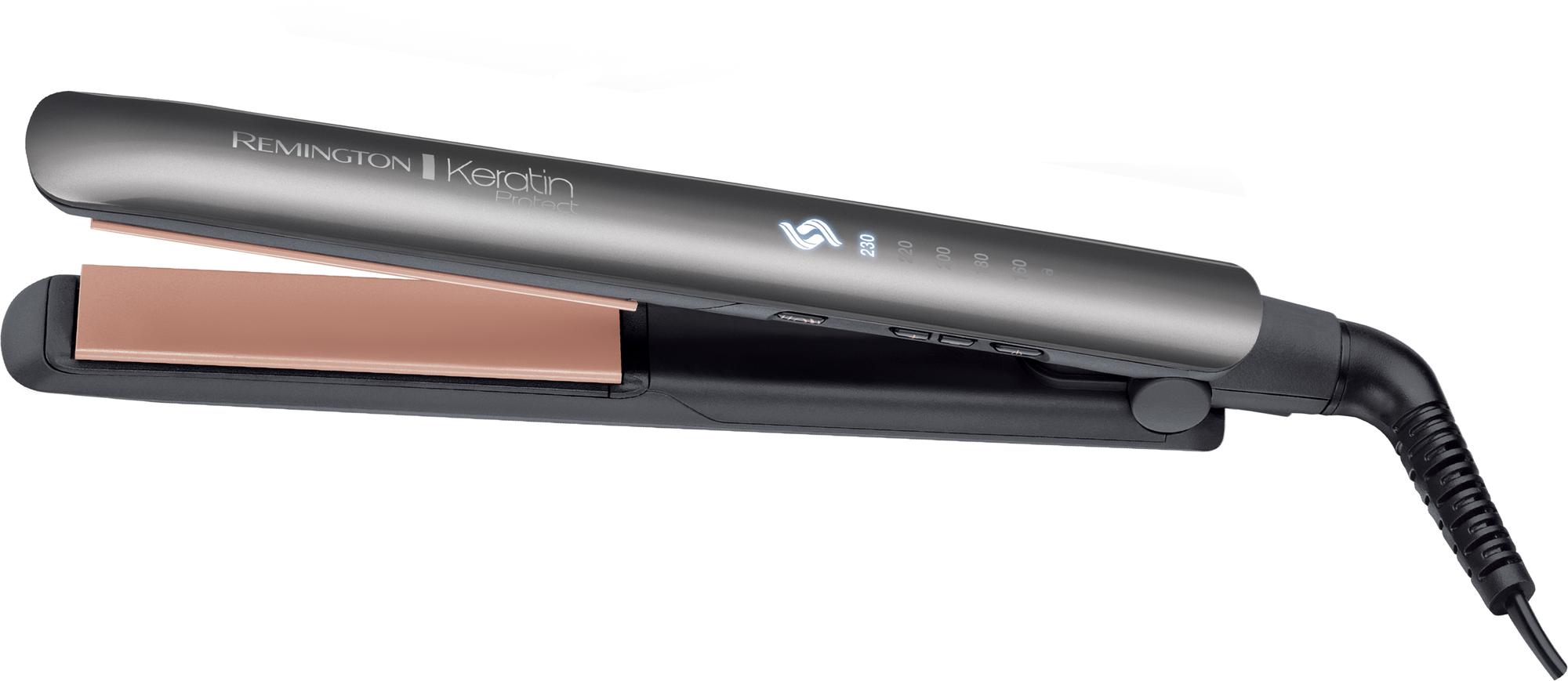 Remington Straightener Keratin Protect S8598 / 45602560100 Black, grey