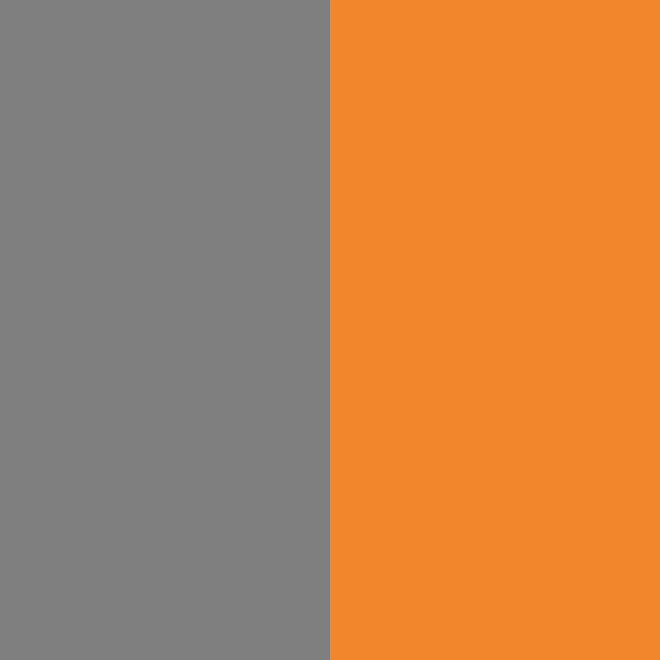 Gris/naranja