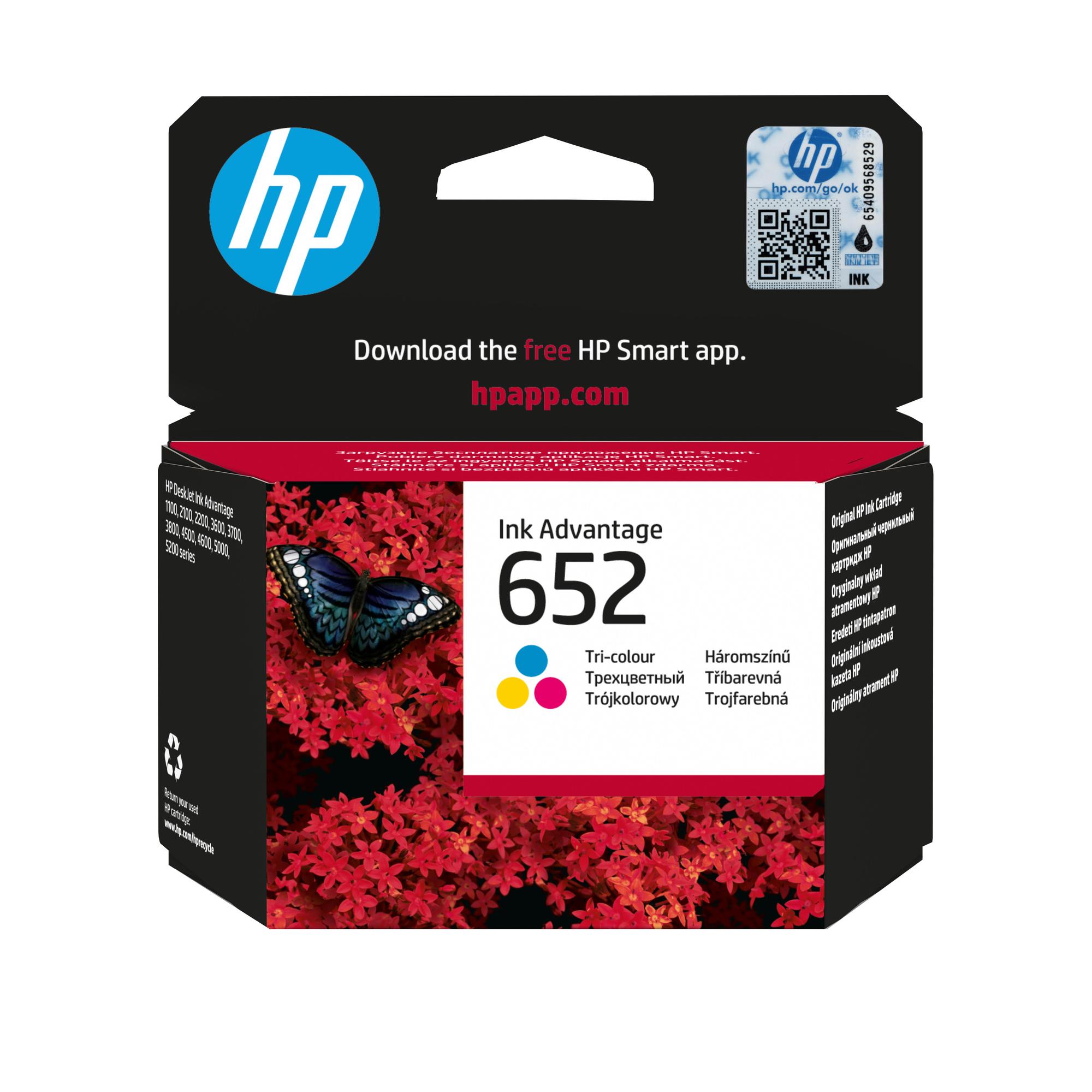 HP Inchiostro 652 / F6V24AE C,M,Y Multipack