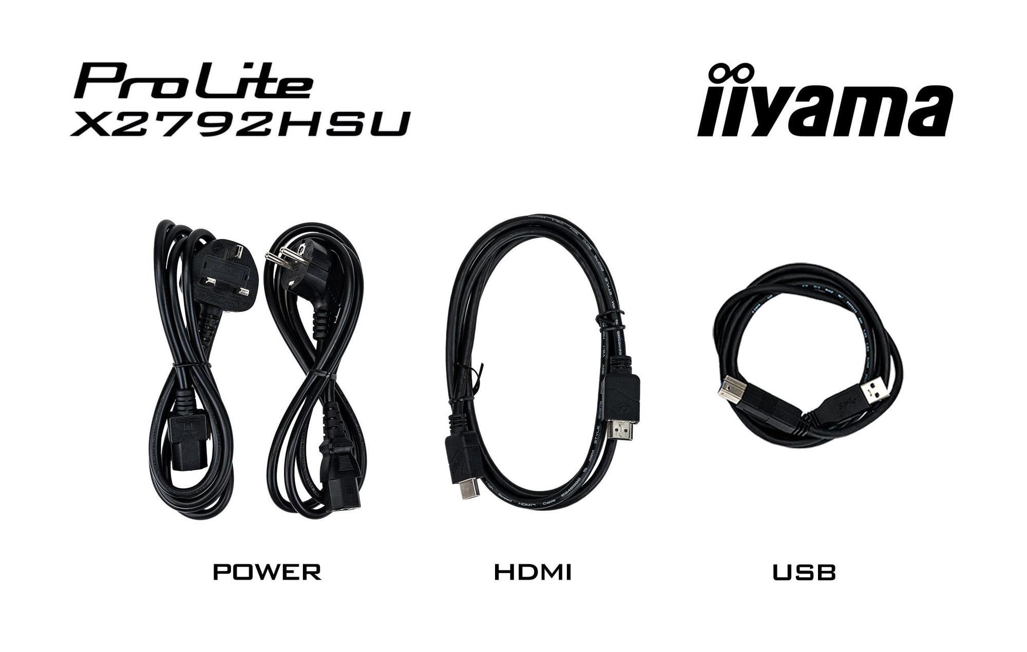 iiyama Monitor Pro Lite X2792HSU-B1 / X2792HSU-B1 Black 68.6 cm (27")