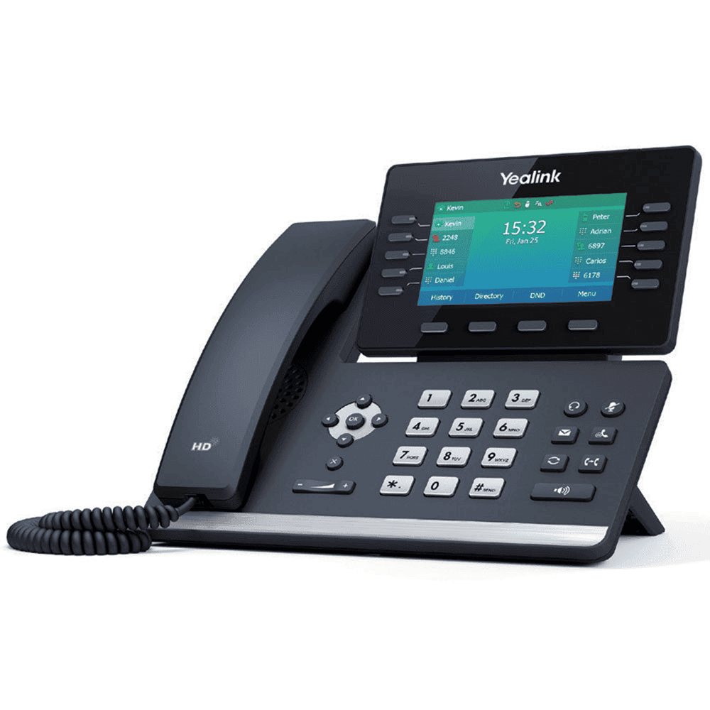 Yealink Téléphone T54W / SIP-T54W Noir