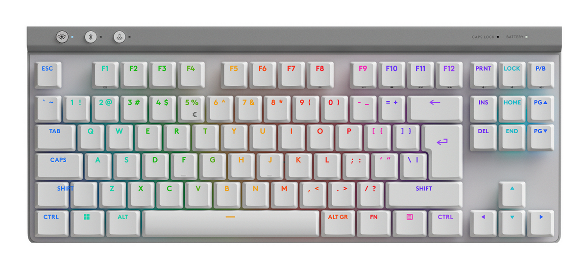 Logitech Tastatur G515 Lightspeed TKL GL Tactile / 920-012539 Weiß