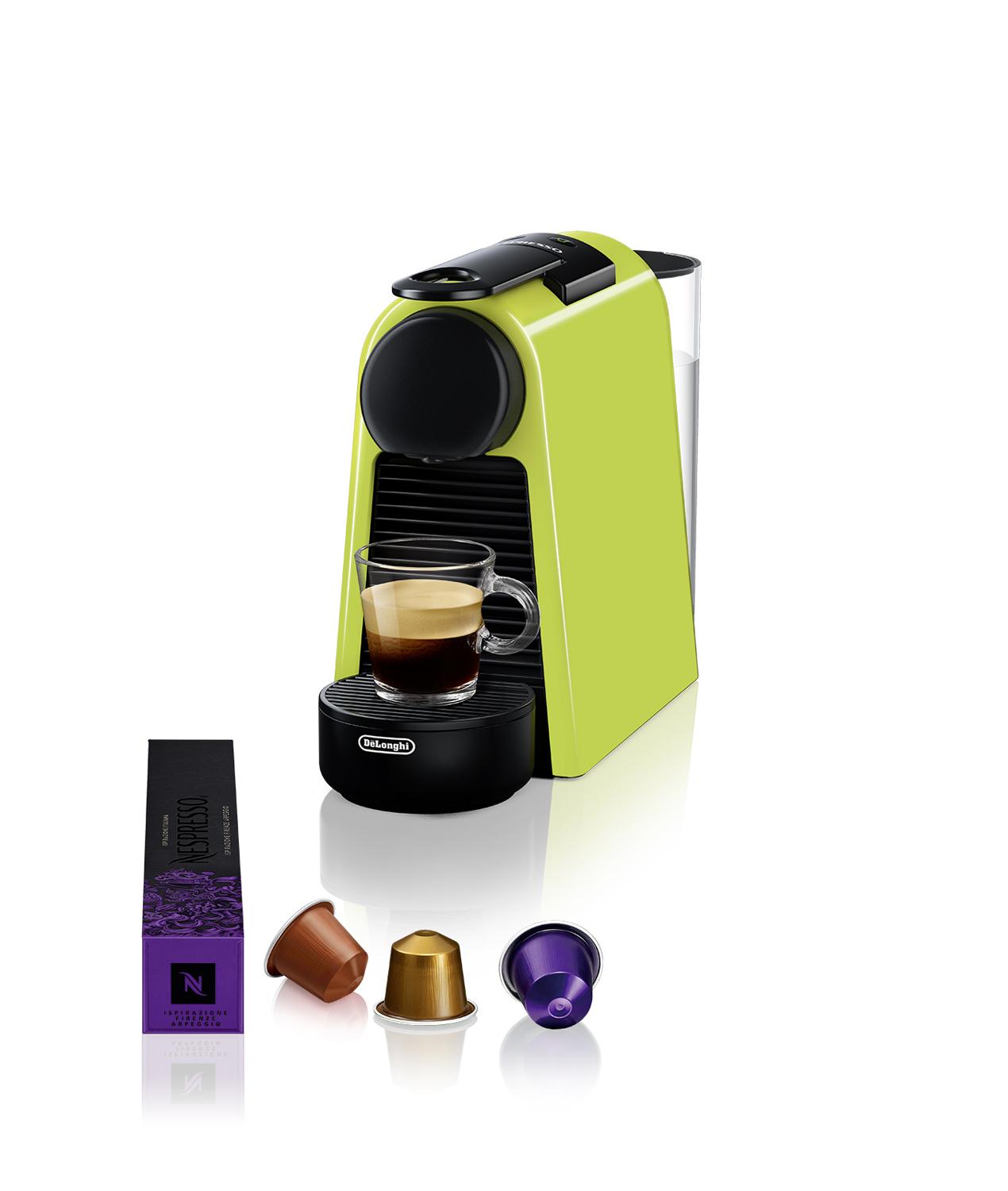 De'Longhi Kapselmaschine Essenza Mini / EN85.L Schwarz, Limette