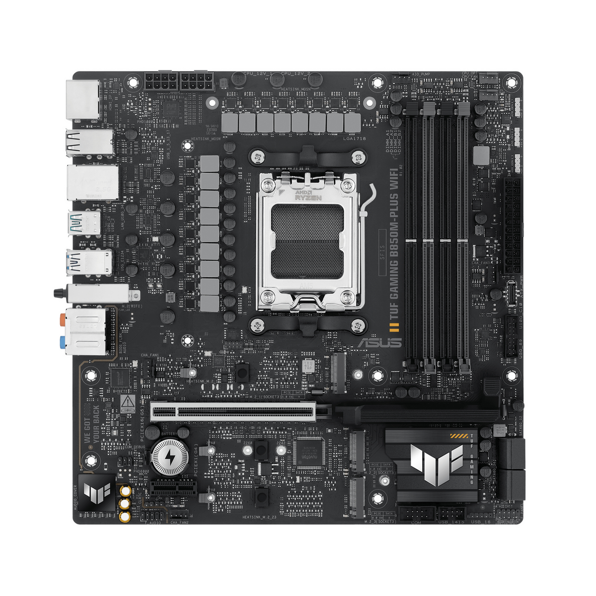 Asus Motherboard TUF Gaming B850M-Plus WiFi / 90MB1IY0-M0EAY0 Black
