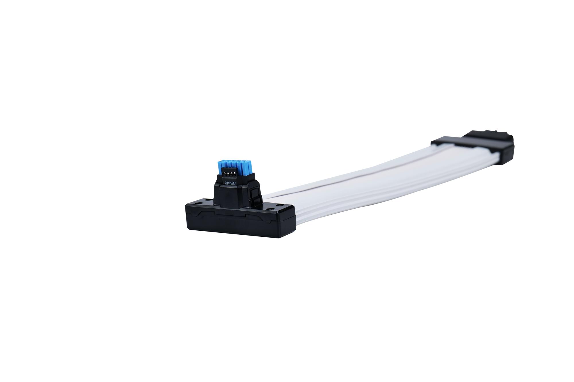 Lian Li Kabel Strimer Wireless 12+4-pin (12V-2X6) GPU ARGB Wide Extension / PW16-121W Schwarz, Transparent