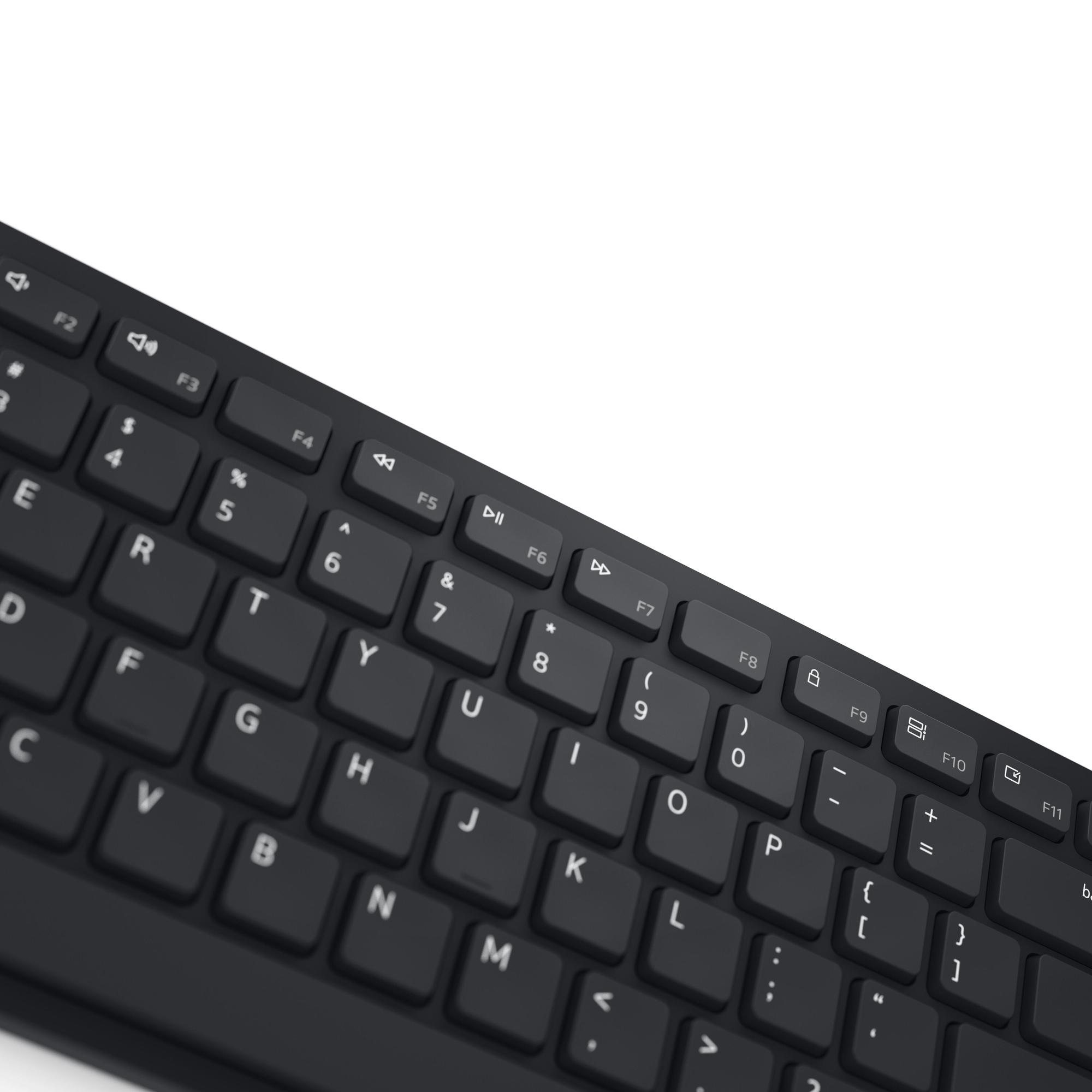 DELL Maus- und Tastatur-Set KM5221W US-Int RTL / 580-AJRC Schwarz