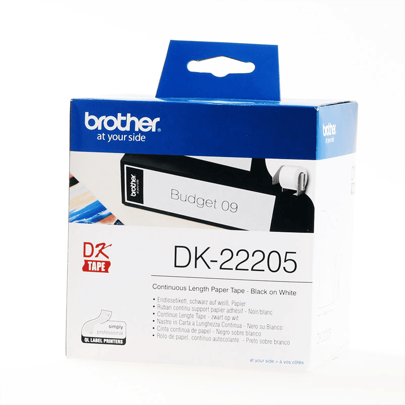Brother Etikett DK-22205 Weiß