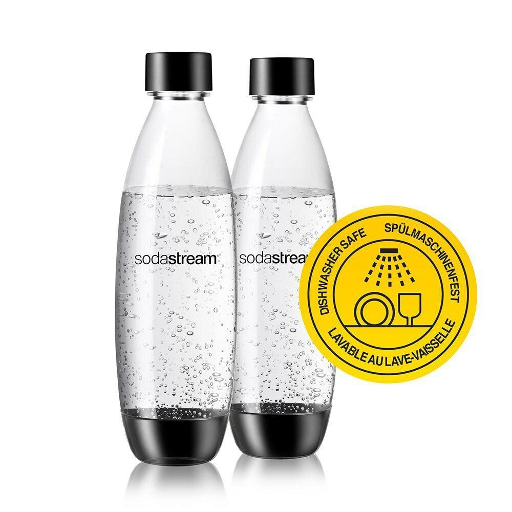 SodaStream Plastic bottle Fuse / 1741260410 Black, transparent Doppelpack