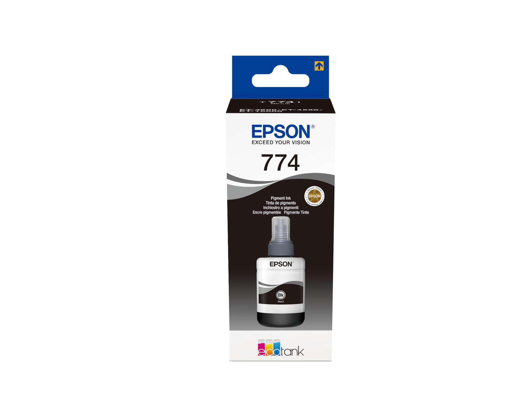 Epson Tinte T7741 / C13T77414A Schwarz Standard