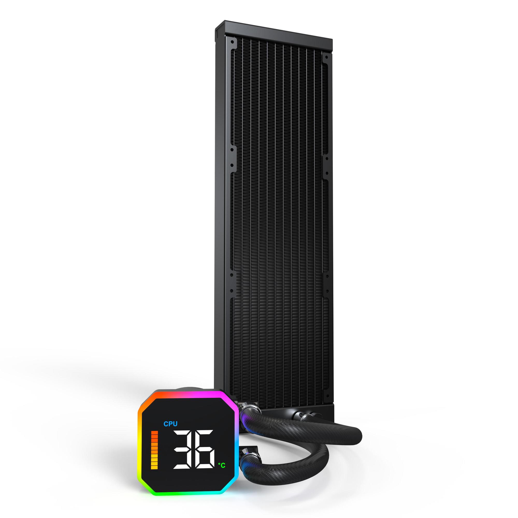 Montech Wasserkühlung HyperFlow Digital 360 / HYPERFLOW DIGITAL 360 (B) Schwarz XL