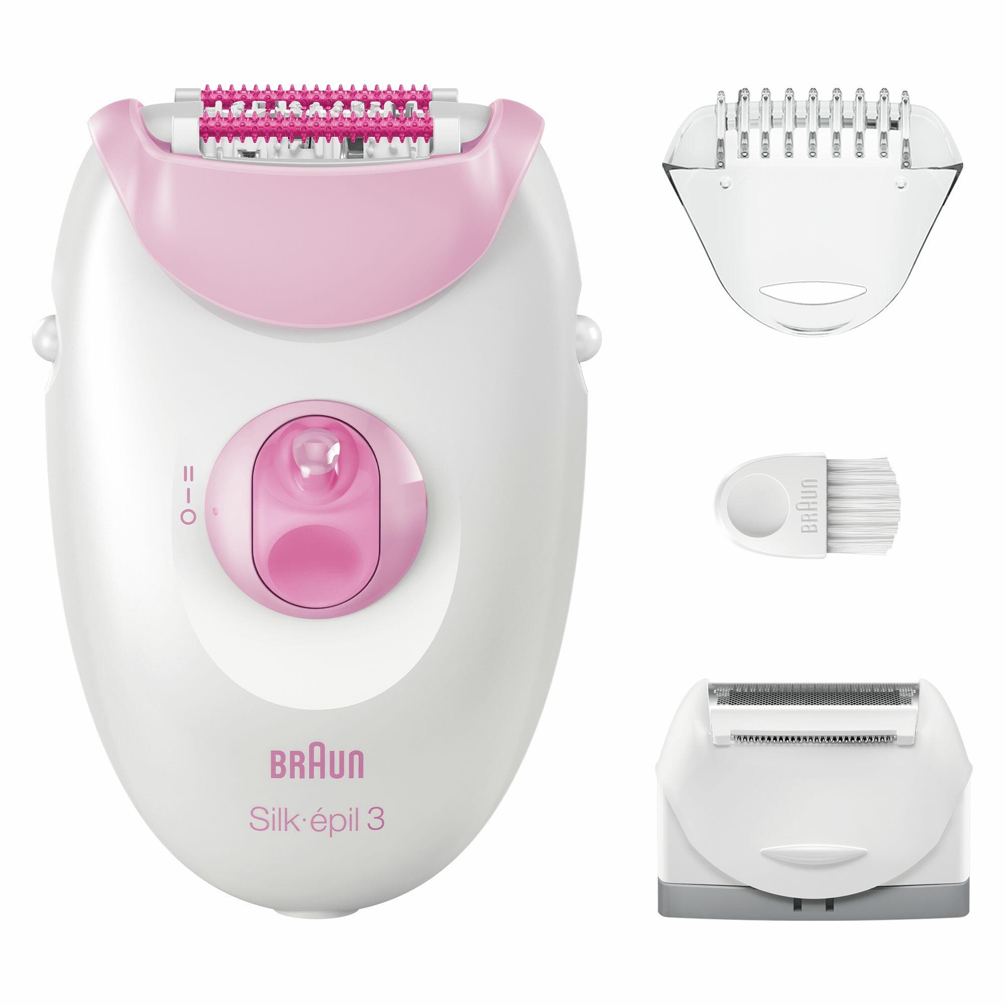 Braun Épilateur Silk-épil 3-031 / 224963 Rose, blanc Standard